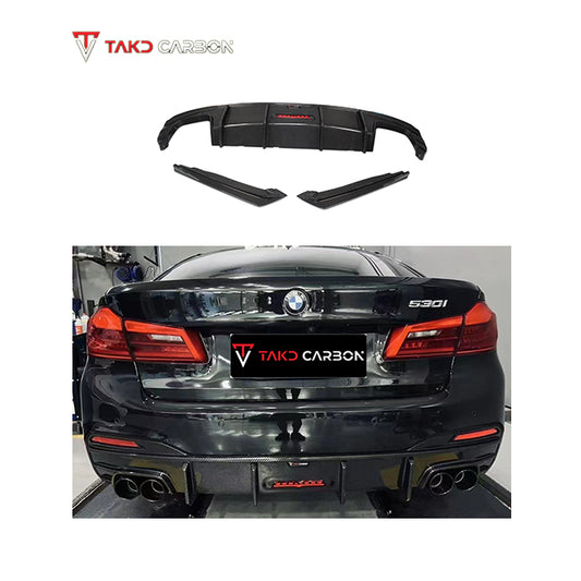 TAKD Carbon Dry Carbon Fiber Rear Diffuser for BMW M5 F90 2017-ON