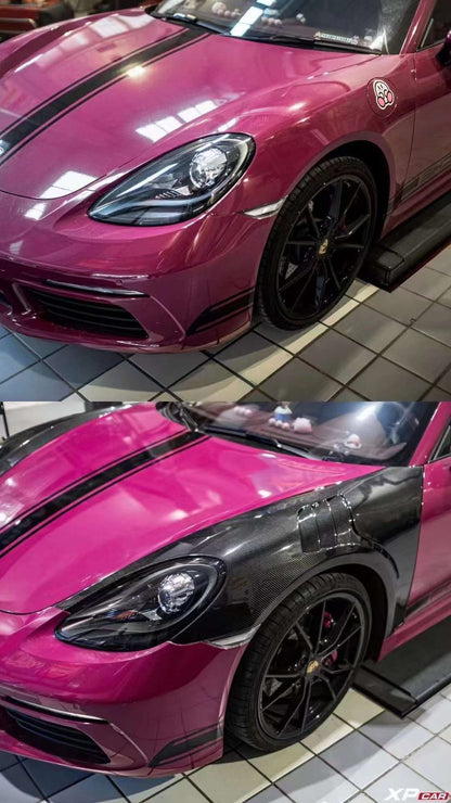 TAKD Carbon Dry Carbon Fiber Side Skirts for Porsche 718 Boxster / Cayman Price: $1,366.00