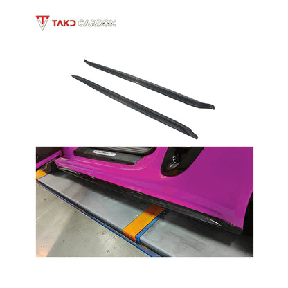 TAKD Carbon Dry Carbon Fiber Side Skirts for Porsche 718 Boxster / Cayman Price: $1,366.00