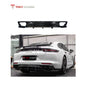 TAKD Carbon Carbon Fiber Rear Diffuser for Porsche Panamera 4 & 4S & Turbo 971 2017-ON