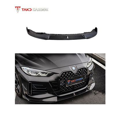 TAKD Carbon Fiber Front Lip for BMW I4 G26 M50 / e Drive 40 & G26 Gran coupe M440i 430i