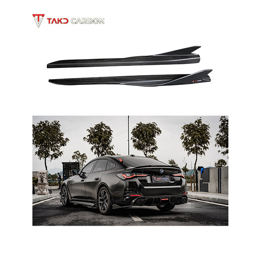 TAKD Carbon Fiber Side Skirts for BMW 4 Series G22 G23 G26 i4 & Gran coupe 430i M440i