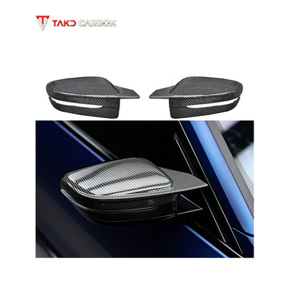 TAKD Carbon Fiber Mirror Cap Replacement for BMW G26 Gran coupe M440i 430i