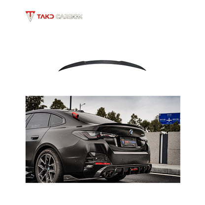 TAKD Carbon Fiber Rear Spoiler for BMW I4 G26 M50 / e Drive 40 & G26 Gran coupe M440i 430i