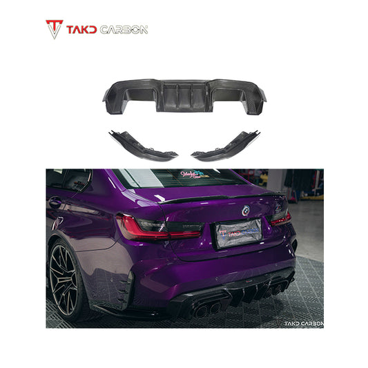 TAKD Carbon Rear Diffuser & Canards for BMW M3 / M3C G80/G81 & M4 / M4C G82/G83