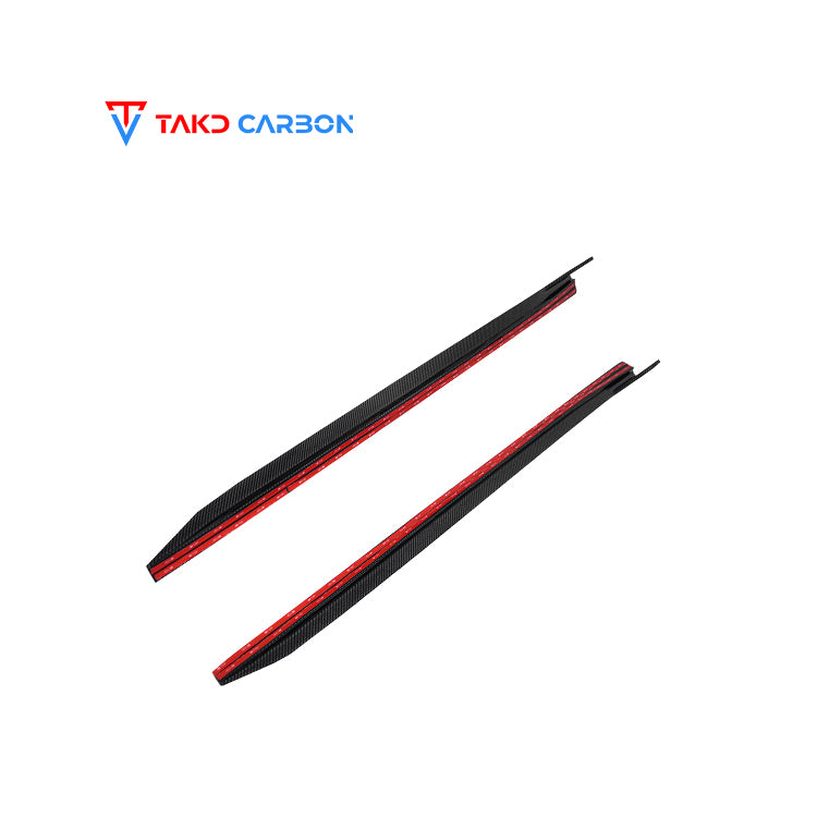 TAKD Carbon Carbon Fiber Side Skirts Ver.1 for BMW 3 Series G20 330i M340i 2019-ON