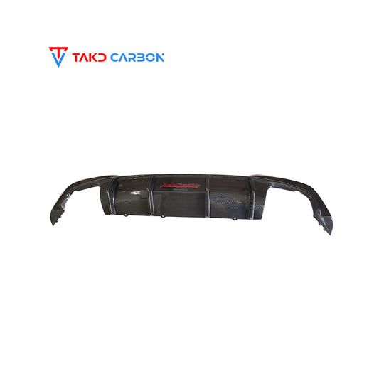 TAKD Carbon Dry Carbon Fiber Rear Diffuser & Canards Ver.2 for BMW 3 Series G20 2019-2022