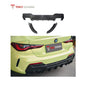 TAKD Carbon Dry Carbon Fiber Rear Diffuser & Rear Canards for BMW 4 Series G22 G23 430i M440i 2020-ON