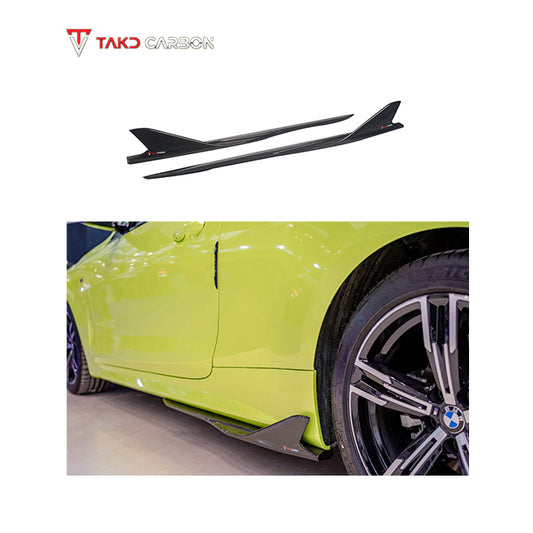 TAKD Carbon Fiber Side Skirts for BMW 4 Series G22 G23 G26 i4 & Gran coupe 430i M440i