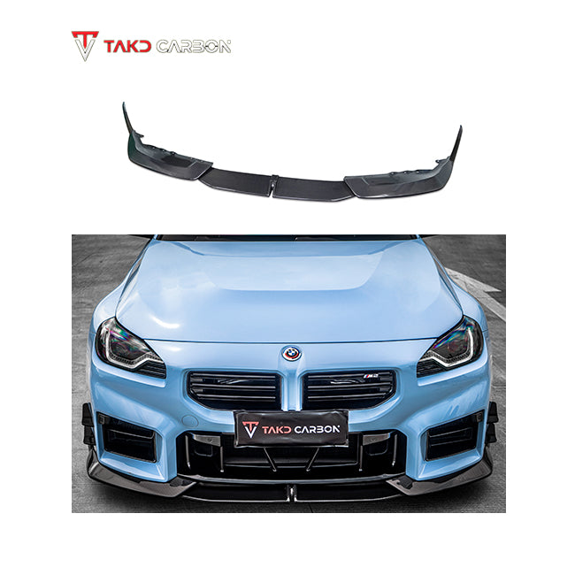 TAKD Carbon Fiber Front Lip Splitter for BMW M2 & M2C G87 2023-ON