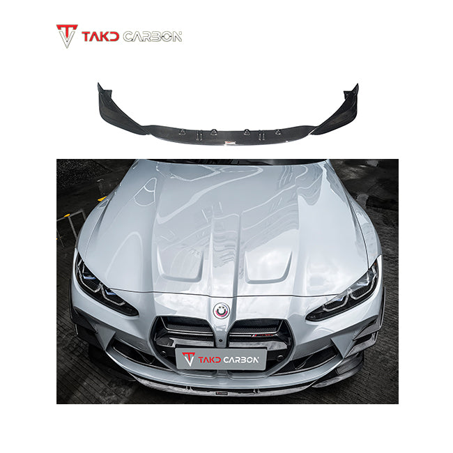 TAKD Carbon Fiber Front Lip Splitter for BMW M3 G80 & M4 G82 G83 2021-ON