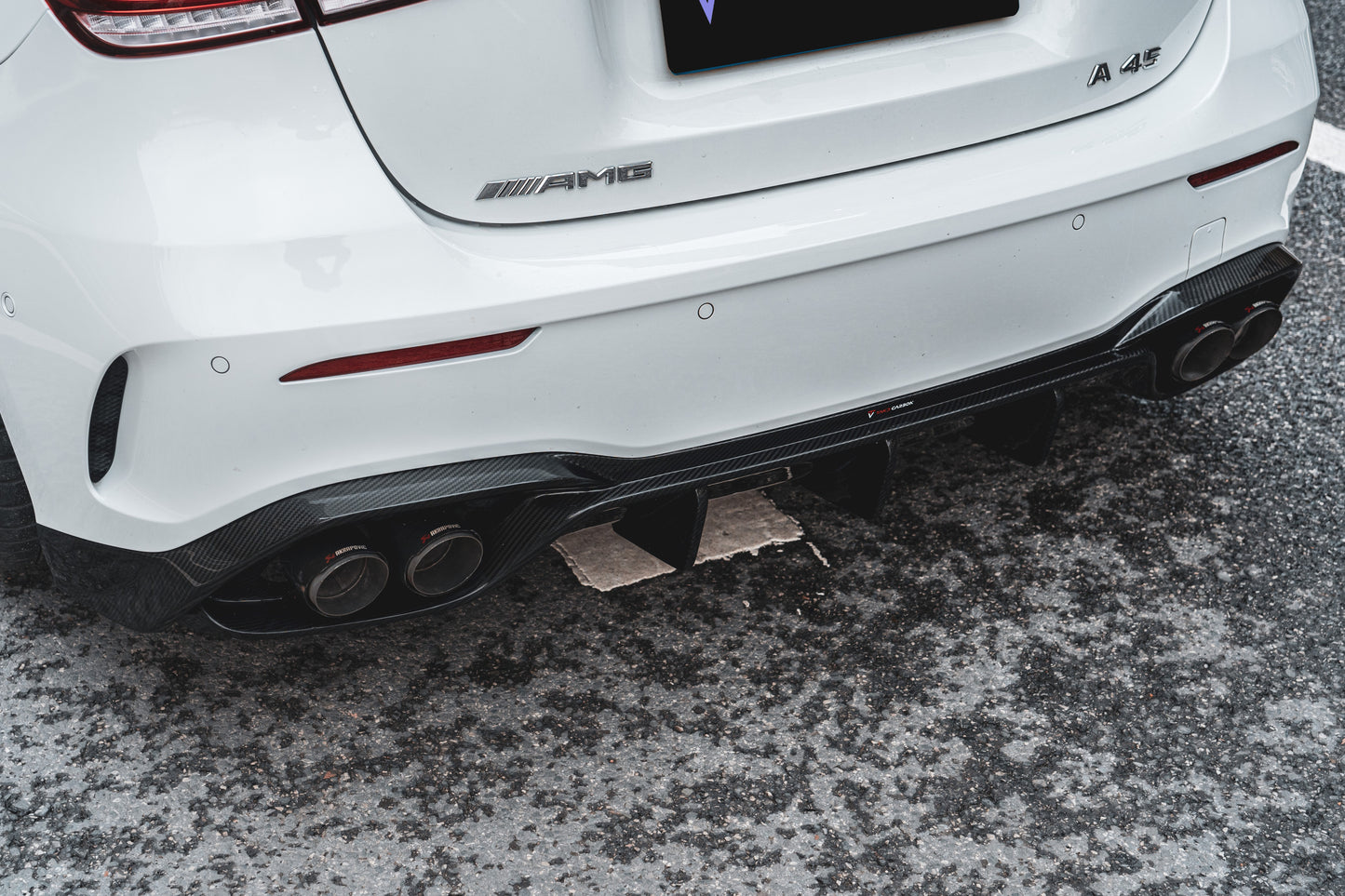 TAKD Carbon Fiber Rear Diffuser for Mercedes Benz A35 A220 Sedan W177 2019-ON