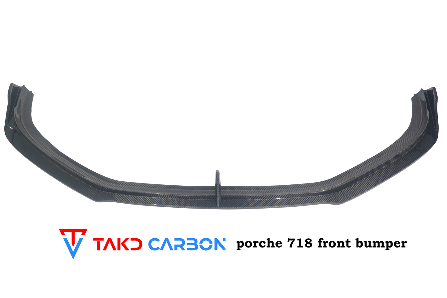 TAKD Carbon Pre-preg Carbon Fiber Front Bumper & Lip for Porsche 718 Boxster / Cayman