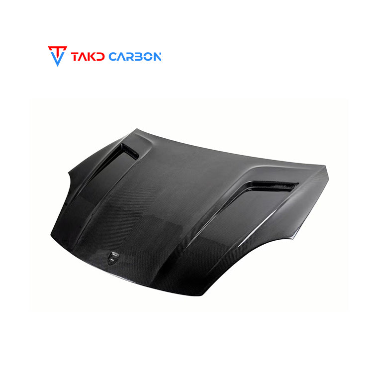 TAKD Double-sided Pre-preg Carbon Hood for Porsche Cayenne / GTS / Turbo 9Y0 9Y3