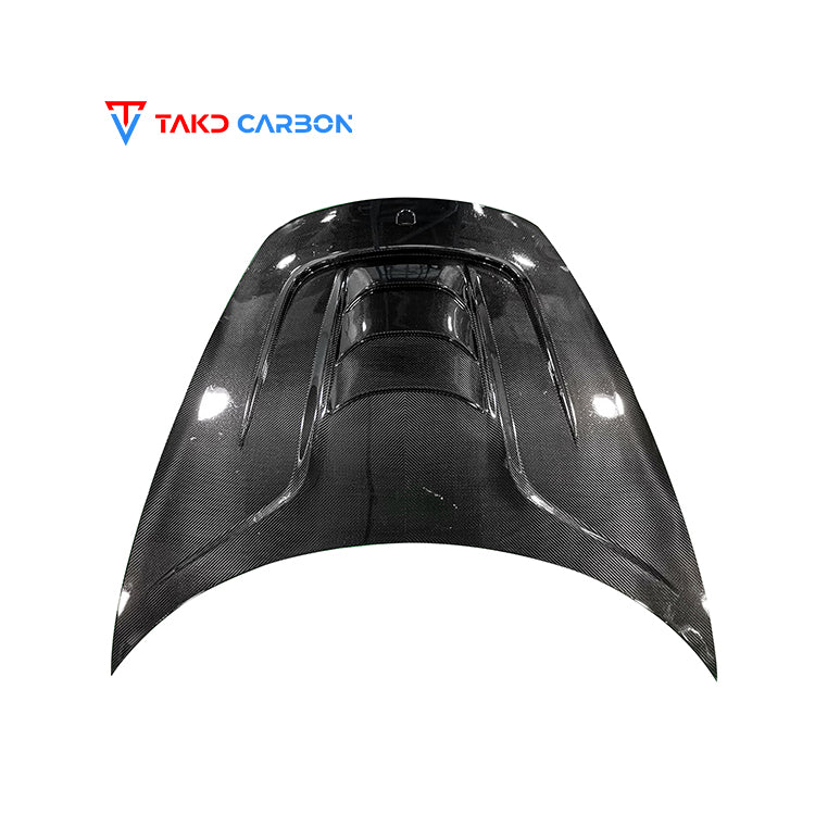 TAKD Carbon Pre-preg Carbon Fiber Hood Bonnet Ver.2 for Porsche 718 Boxster / Cayman & 911 991.1 991.2